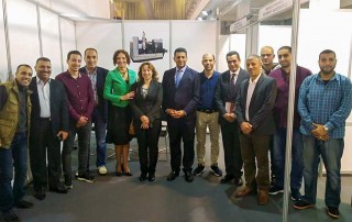 A visit by the Egyptian ambassador to Technical Fair