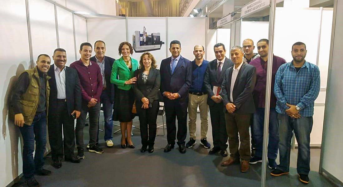 A visit by the Egyptian ambassador to Technical Fair