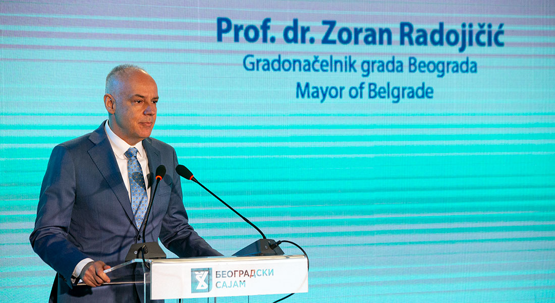 Gradonačelnik Beograda prof. dr Zoran Radojičić