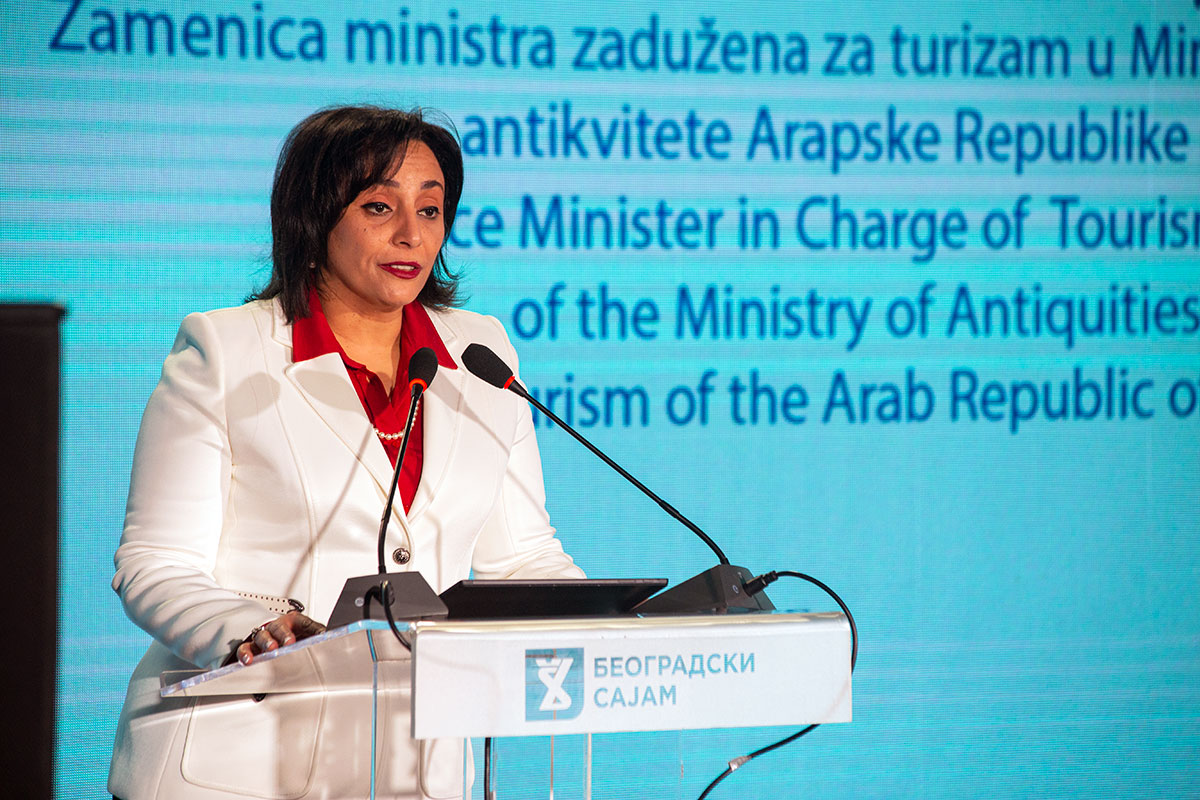 Gada Šalabi, zamenica ministra zadužena za turizam u Ministarstvu za turizam i antikvitete AR Egipat