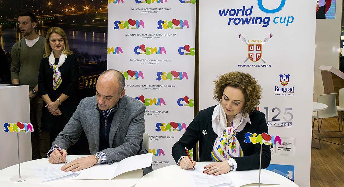Potpisivanje Protokola o saradnji između Turističke organizacije Srbije i Veslačkog saveza Srbije